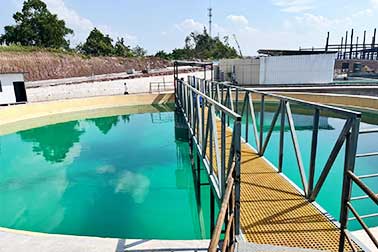 重慶某新材料有限公司廢水處理系統(tǒng)建設